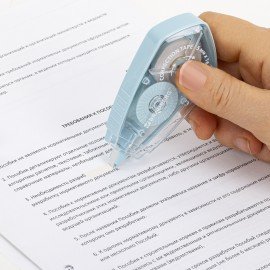 Корректирующая лента BRAUBERG REWIND, 5 мм х 16 м, ВЫГОДНАЯ УПАКОВКА 3 штуки в блистере, механизм перемотки, 272491