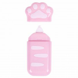 Корректирующая лента BRAUBERG KIDS "ЛАПКИ", 5 мм х 6 м, корпус розовый, блистер, 272497