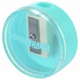 Точилка с контейнером ЮНЛАНДИЯ "ШАРИК ПАСТЕЛЬ", пастельные цвета ассорти, 272509