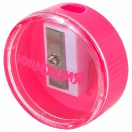 Точилка с контейнером ЮНЛАНДИЯ "ШАРИК НЕОН", неоновые цвета ассорти, 272511