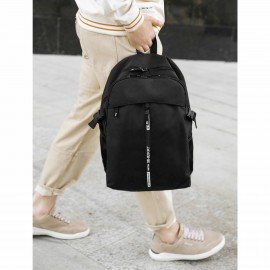 Рюкзак HEIKKI CHOICE (ХЕЙКИ) универсальный, 2 отделения, багажная лента, черный, 42х32х13 см, 272537