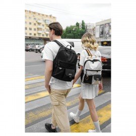 Рюкзак HEIKKI EDITION (ХЕЙКИ) универсальный, 6 карманов, черный, 42х30х14 см, 272540