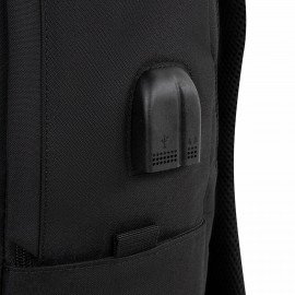 Рюкзак HEIKKI ACTIVE (ХЕЙКИ) универсалный, отд. для ноутбука, USB-порт, черный, 44х31х14 см, 272560