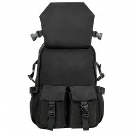 Рюкзак HEIKKI FUSION (ХЕЙКИ) универсальный, отделение для ноутбука, карман-антивор, черный, 43х30х14 см, 272577