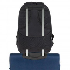 Рюкзак HEIKKI STRATEGY (ХЕЙКИ) универсальный, отделение для ноутбука, багажная лента, черный, 46х31х13 см, 272583