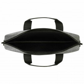 Сумка портфель HEIKKI PERSPECTIVE (ХЕЙКИ) с отделением для ноутбука 15,6", с карманом, серая, 29х40х7 см, 272595