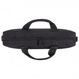 Сумка портфель BRAUBERG PRACTICAL с отделением для ноутбука 15,6", Grey line, черная, 29х40х7 см, 272604