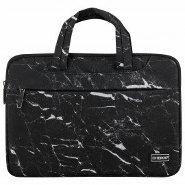 Сумка портфель HEIKKI STYLE (ХЕЙКИ)с отд. для ноутбука 13-14", 3 кармана, черная, 26х36х3 см, 272606