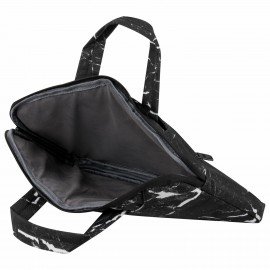 Сумка портфель HEIKKI STYLE (ХЕЙКИ)с отд. для ноутбука 13-14", 3 кармана, черная, 26х36х3 см, 272606