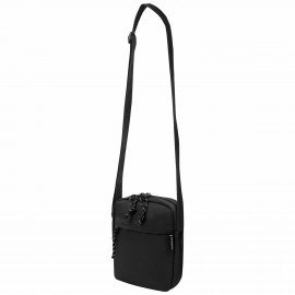 Сумка на плечо HEIKKI COMPACT (ХЕЙКИ), два кармана, черная, 19х14х5 см, 272631