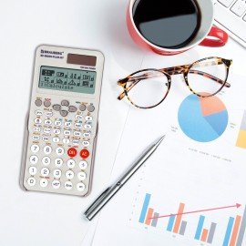 Калькулятор инженерный BRAUBERG SC-991ES-PLUS-GY (165х84мм) 552 функ 10+2разр., СЕРЫЙ, 272652