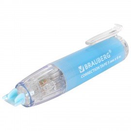 Корректирующая лента BRAUBERG PASTEL 360, 5 мм х 6 м, ассорти, автоматическая, блистер, 272662