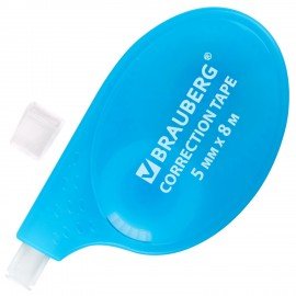 Корректирующая лента BRAUBERG ULTRA NEON, 5 мм х 8 м, цвет ассорти, блистер, 272664