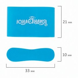 Ластик эргономичный ЮНЛАНДИЯ "СУПЕР", 33х21х10 мм, яркие цвета ассорти, 272667
