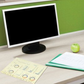 Папки-файлы перфорированные ЖЕЛТЫЕ А4 BRAUBERG, комплект 100 шт., гладкие, 35 мкм, 272678