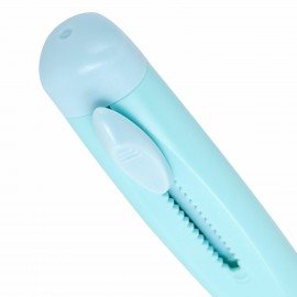 Ластики выдвижные BRAUBERG "REWIND", 2 ШТУКИ, 112х21х24 мм, белые, пастельные цвета корпуса, блистер, 272687