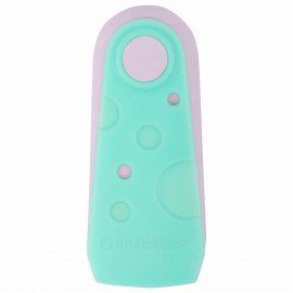 Ластик BRAUBERG "ULTRA PASTEL", 57х24х15 мм, пастельные цвета ассорти, бирюзовый пластиковый держатель, 272688