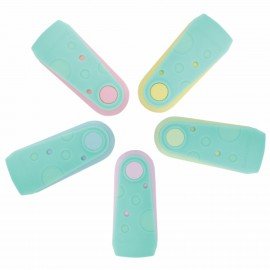 Ластик BRAUBERG "ULTRA PASTEL", 57х24х15 мм, пастельные цвета ассорти, бирюзовый пластиковый держатель, 272688
