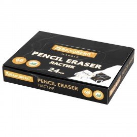 Ластик BRAUBERG MARBLE, 34х34х11 мм, квадратный, ассорти, 272726