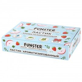 Ластик ароматизированный FUNSTER (ФАНСТЕР) SWEET, 54х23х11мм, ЭКО-ПВХ, картонный рукав, ассорти, 272727