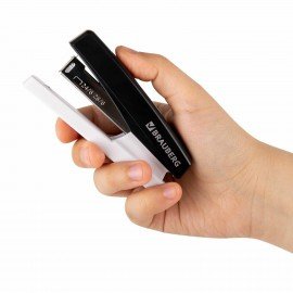 Степлер №24/6, 26/6 BRAUBERG "STYLE", до 25 листов, черный, 272747