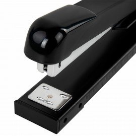 Степлер брошюровочный №24/6, 26/6 STAFF "Manager", до 25 листов, черный, 272753