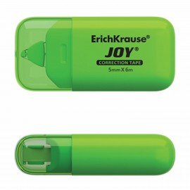 Корректирующая лента ERICH KRAUSE "JOY" 5 мм х 6 м, корпус ассорти, блистер, европодвес, 53197