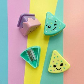 Точилка BRUNO VISCONTI "FunGraphix Кексик", с контейнером, пластиковая, ассорти, 35-0038