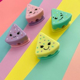 Точилка BRUNO VISCONTI "FunGraphix Кексик", с контейнером, пластиковая, ассорти, 35-0038