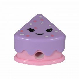 Точилка BRUNO VISCONTI "FunGraphix Кексик", с контейнером, пластиковая, ассорти, 35-0038