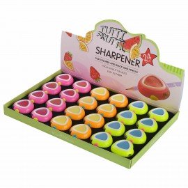 Точилка BRUNO VISCONTI TuttiFrutti, с контейнером, пластиковая, "Настроение", ассорти, 35-0066