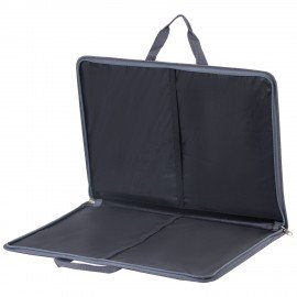 Папка сумка для рисунков и чертежей каркасная А2 (45*65см) экокожа BRAUBERG ART CLASSIC, 272990