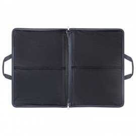 Папка сумка для рисунков и чертежей каркасная А2 (45*65см) экокожа BRAUBERG ART CLASSIC, 272990