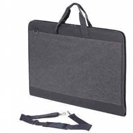 Папка сумка для рисунков и чертежей каркасная А2 (45*65см) экокожа BRAUBERG ART CLASSIC, 272990