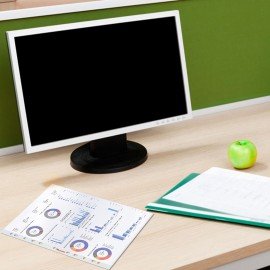 Папки-файлы перфорированные А4 ОФИСМАГ Стандарт, КОМПЛЕКТ 100 шт., гладкие, 45 мкм, 273010