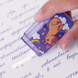 Корректирующая лента FUNSTER, 5мм х 5м, корпус ассорти, блистер, 273020