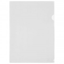 Папка-уголок А4 BRAUBERG UNIVERSAL, прозрачная, 0,10 мм, 273044