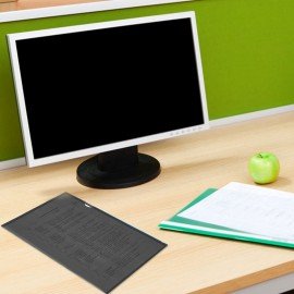 Папка-уголок прозрачная А4 BRAUBERG UNIVERSAL, черная, 0,10 мм, 273046