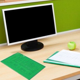 Папка-уголок прозрачная А4 BRAUBERG UNIVERSAL, зеленая, 0,10 мм, 273048