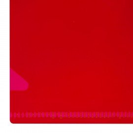 Папка-уголок жесткая непрозрачная А4 BRAUBERG UNIVERSAL, красная, 0,18 мм, 273058
