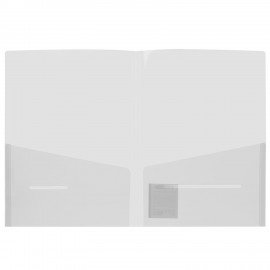 Папка-уголок 2 кармана А4 BRAUBERG SPECIAL, прозрачная, 0,18 мм, 273059