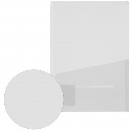 Папка-уголок 2 кармана А4 BRAUBERG SPECIAL, прозрачная, 0,18 мм, 273059