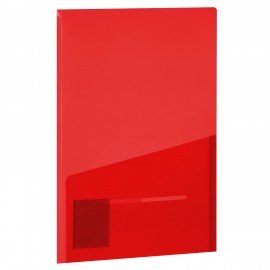 Папка-уголок 2 кармана непрозрачная А4 BRAUBERG SPECIAL, красная, 0,18 мм, 273061