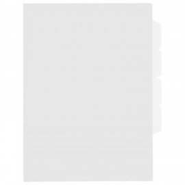 Папка-уголок 3 отделения жесткая А4 BRAUBERG SPECIAL, прозрачная, 0,15 мм, 273062