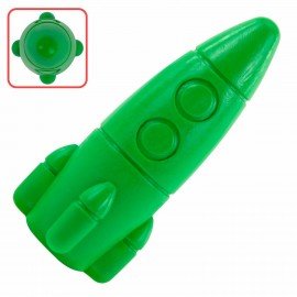 Восковые мелки фигурные BRAUBERG KIDS "РАКЕТА", НАБОР 24 цвета + НАКЛЕЙКИ В ПОДАРОК!, 273083