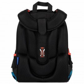 Ранец BRAUBERG PREMIUM, 2 отделения, с брелоком, "Foggy car", 3D-панель, 38х29х16 см, 273103