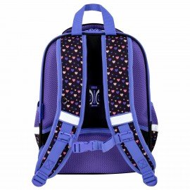 Ранец BRAUBERG FIT, 2 отделения, Sleeping kitten, велюровая панель, 38х27х14 см, 273107