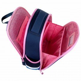 Ранец BRAUBERG FIT, 2 отделения, Night watcher, СВЕТЯЩИЙСЯ, 38х27х14 см, 273108