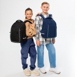 Рюкзак BRAUBERG INTENT, 2 отделения, 4 кармана, "Navy blue", 39х27х14 см, 273113