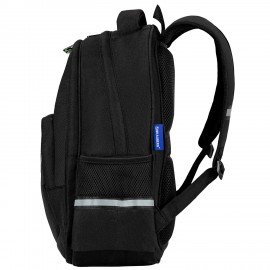 Рюкзак BRAUBERG SOFT, 2 отделения, 3 кармана, "Dark night", СВЕТООТРАЖАЮЩИЙ ПРИНТ, 40х31х15 см, 273119